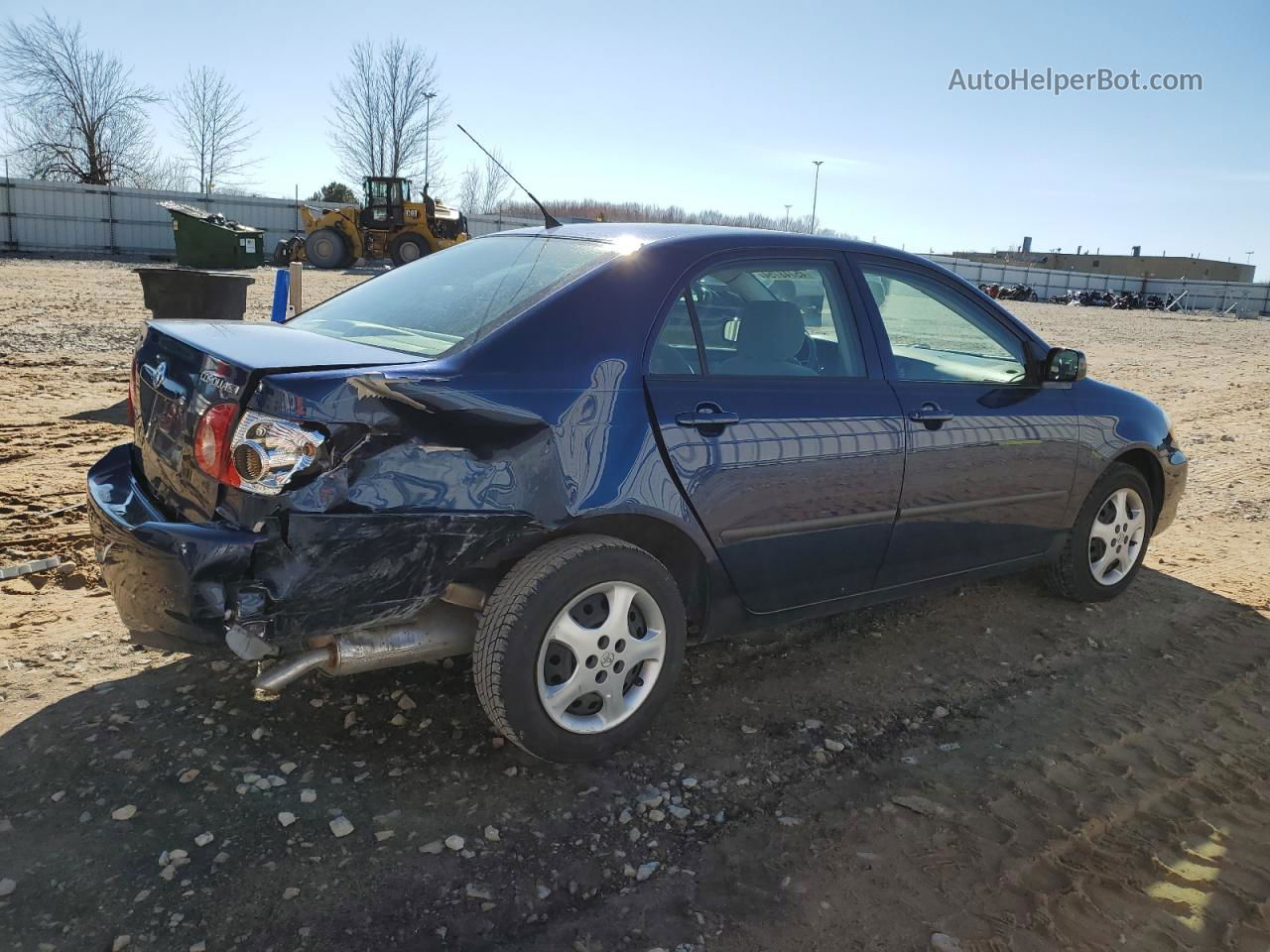 2005 Toyota Corolla Ce Blue vin: JTDBR32E652065939