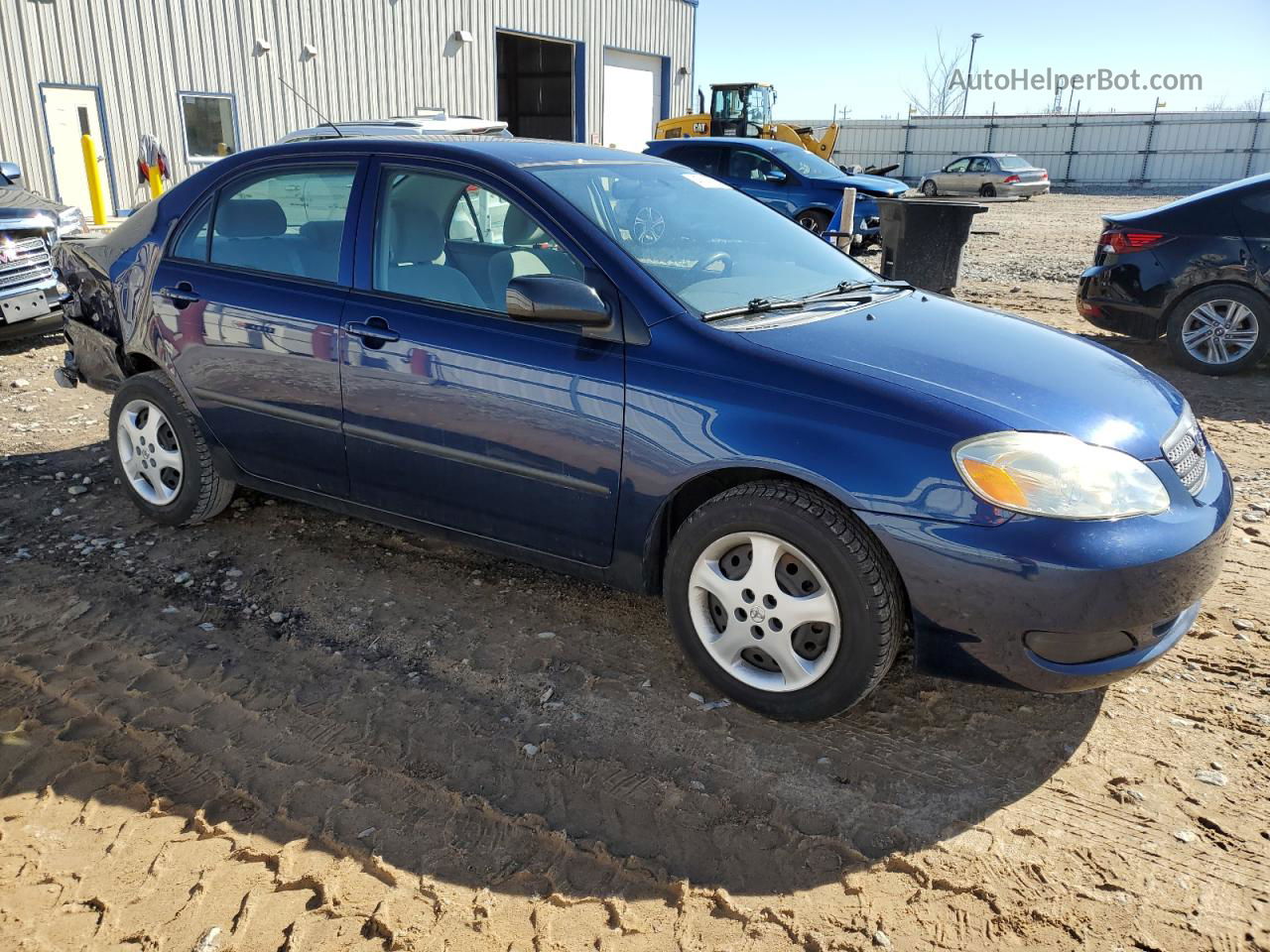 2005 Toyota Corolla Ce Blue vin: JTDBR32E652065939