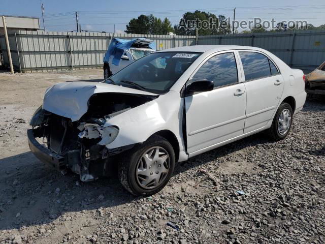 2003 Toyota Corolla Ce White vin: JTDBR32E730010117