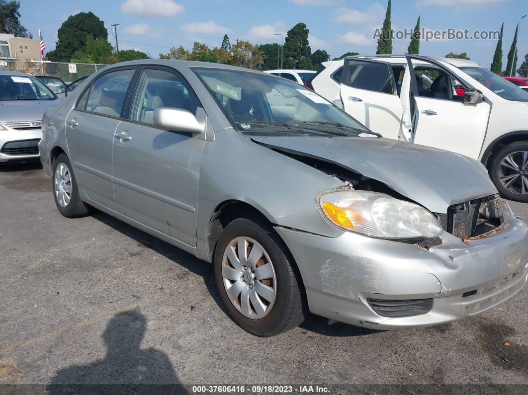 2003 Toyota Corolla Ce/le Gray vin: JTDBR32E730029136