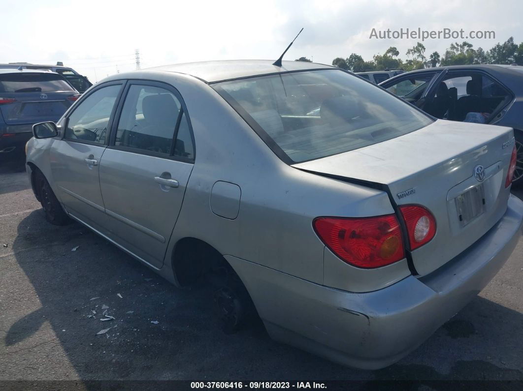 2003 Toyota Corolla Ce/le Gray vin: JTDBR32E730029136