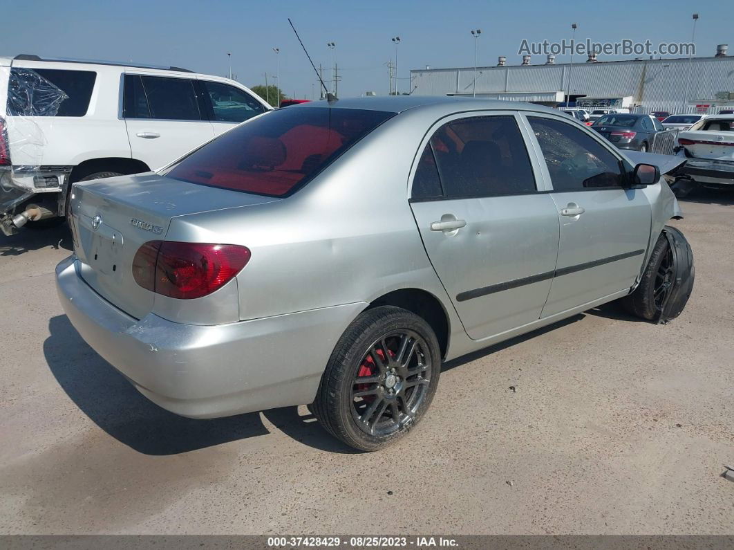 2003 Toyota Corolla Le Silver vin: JTDBR32E730031405