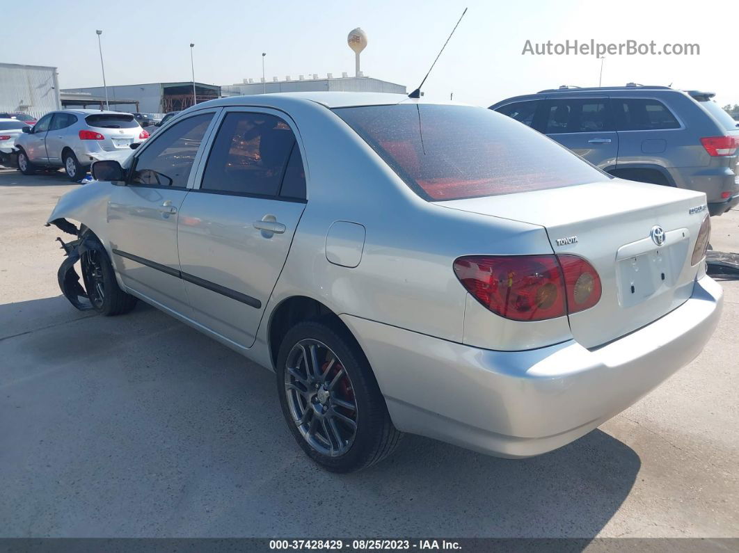 2003 Toyota Corolla Le Silver vin: JTDBR32E730031405