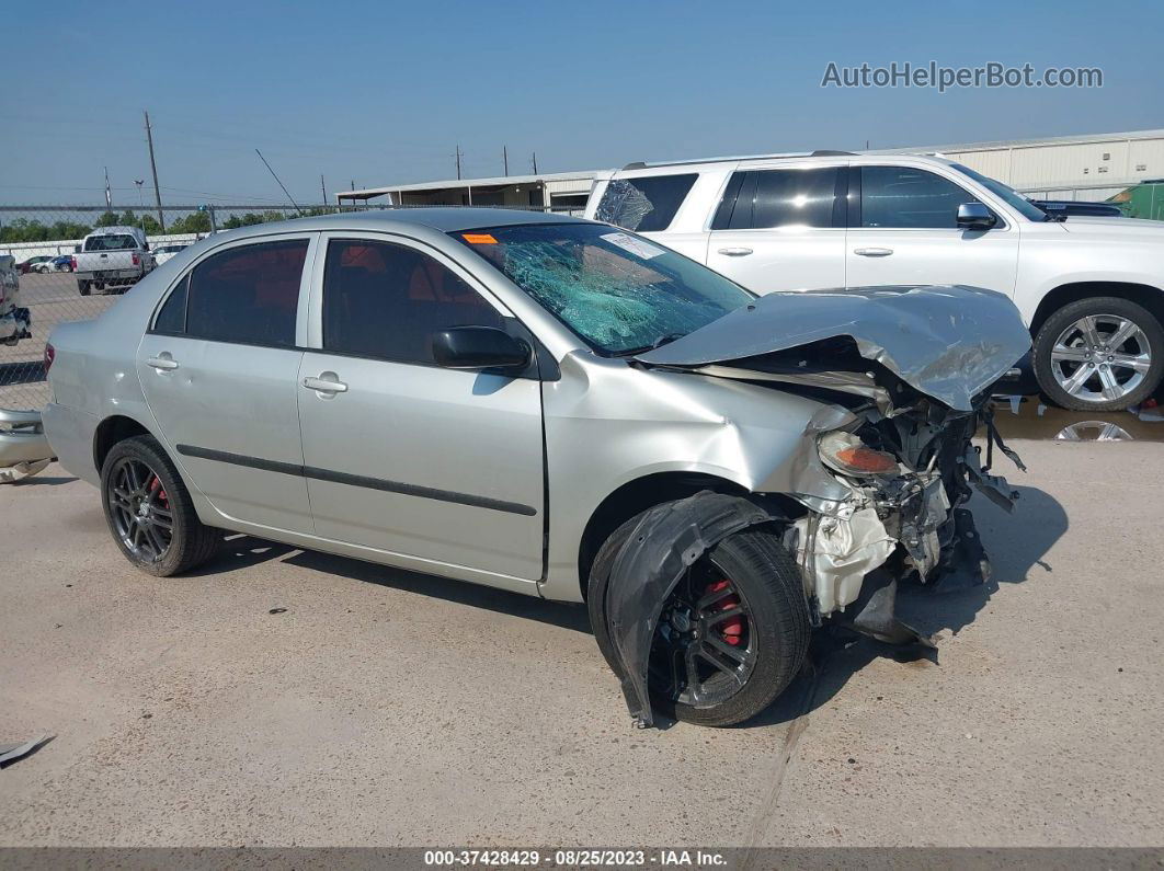 2003 Toyota Corolla Le Silver vin: JTDBR32E730031405