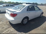 2003 Toyota Corolla Ce/le White vin: JTDBR32E730051301