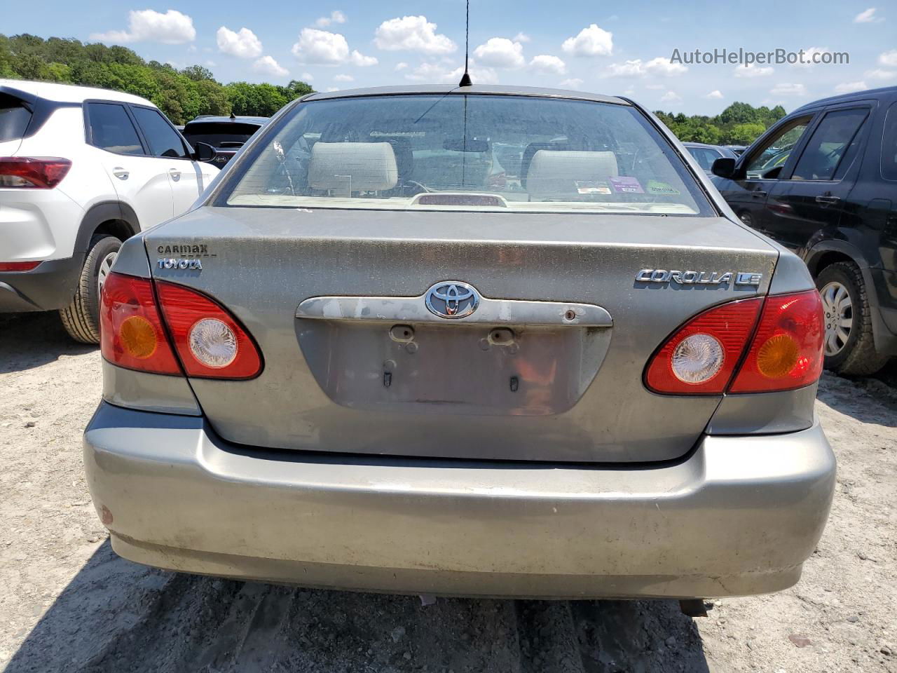 2004 Toyota Corolla Ce Gray vin: JTDBR32E742028042