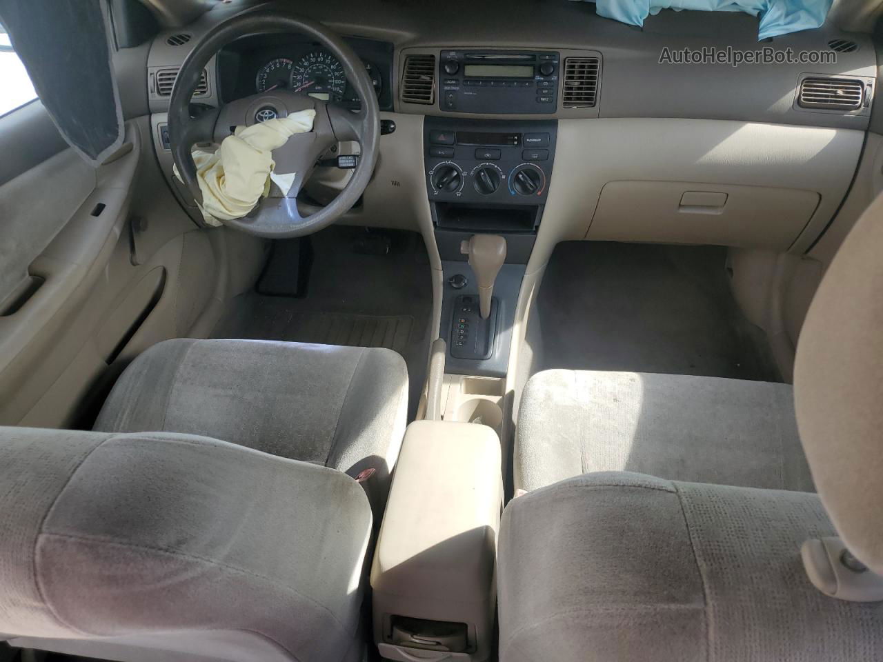 2004 Toyota Corolla Ce Белый vin: JTDBR32E742035184