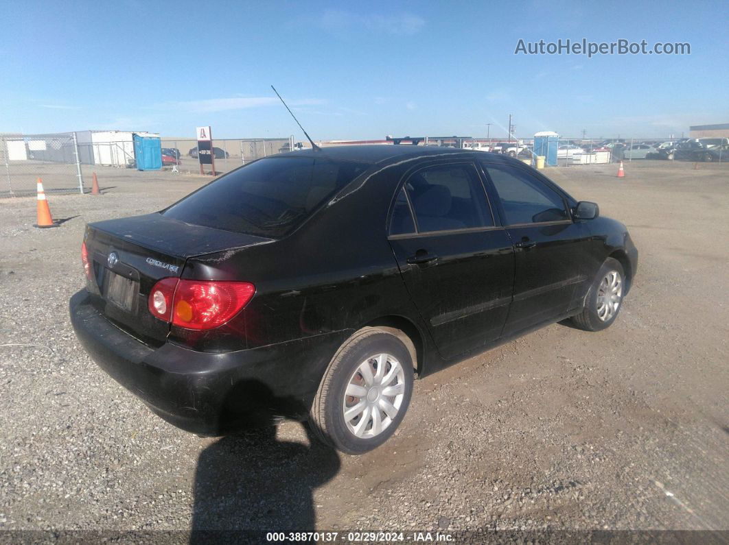 2004 Toyota Corolla Ce Черный vin: JTDBR32E742045018