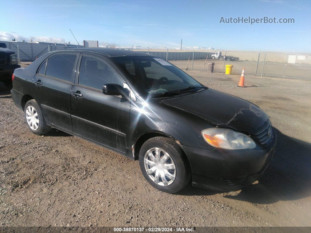 2004 Toyota Corolla Ce Черный vin: JTDBR32E742045018