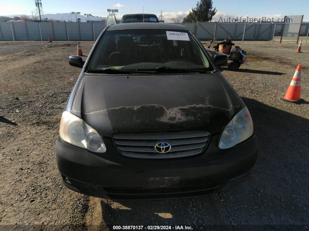 2004 Toyota Corolla Ce Черный vin: JTDBR32E742045018