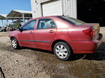 2005 Toyota Corolla Ce Maroon vin: JTDBR32E750055416