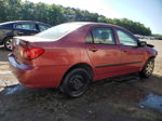 2005 Toyota Corolla Ce Maroon vin: JTDBR32E750055416