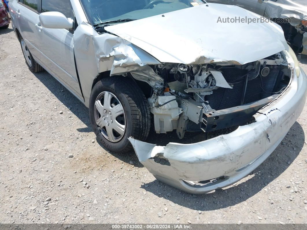 2005 Toyota Corolla Le Silver vin: JTDBR32E752054738