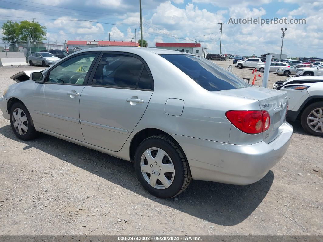 2005 Toyota Corolla Le Silver vin: JTDBR32E752054738