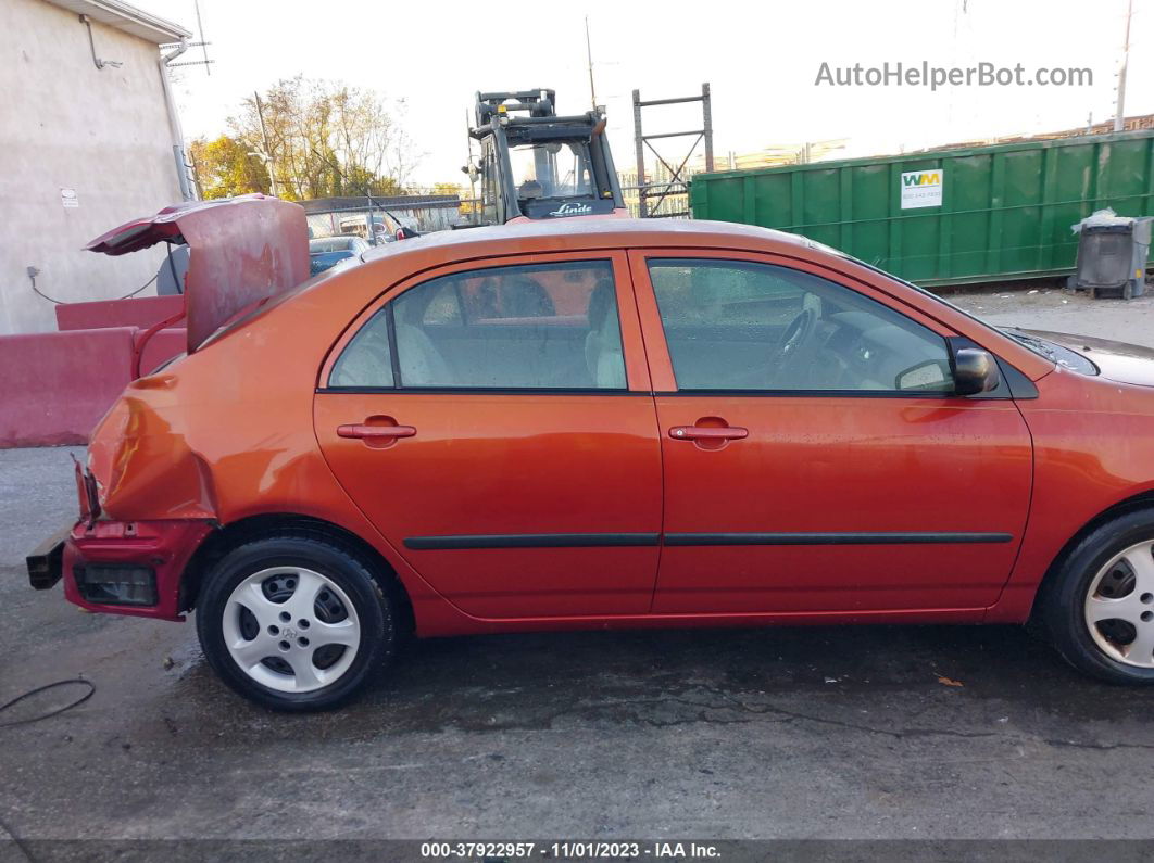 2005 Toyota Corolla Ce/le Red vin: JTDBR32E752067831