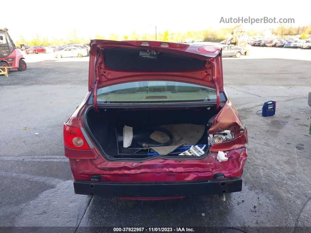 2005 Toyota Corolla Ce/le Red vin: JTDBR32E752067831