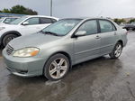 2003 Toyota Corolla Ce Gray vin: JTDBR32E830035768