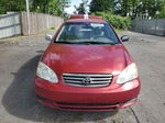 2003 Toyota Corolla Ce Red vin: JTDBR32E830041313