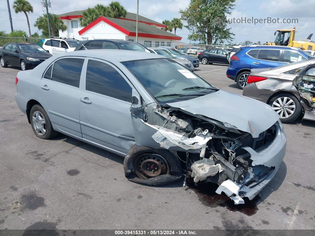 2004 Toyota Corolla Le Серый vin: JTDBR32E842037199