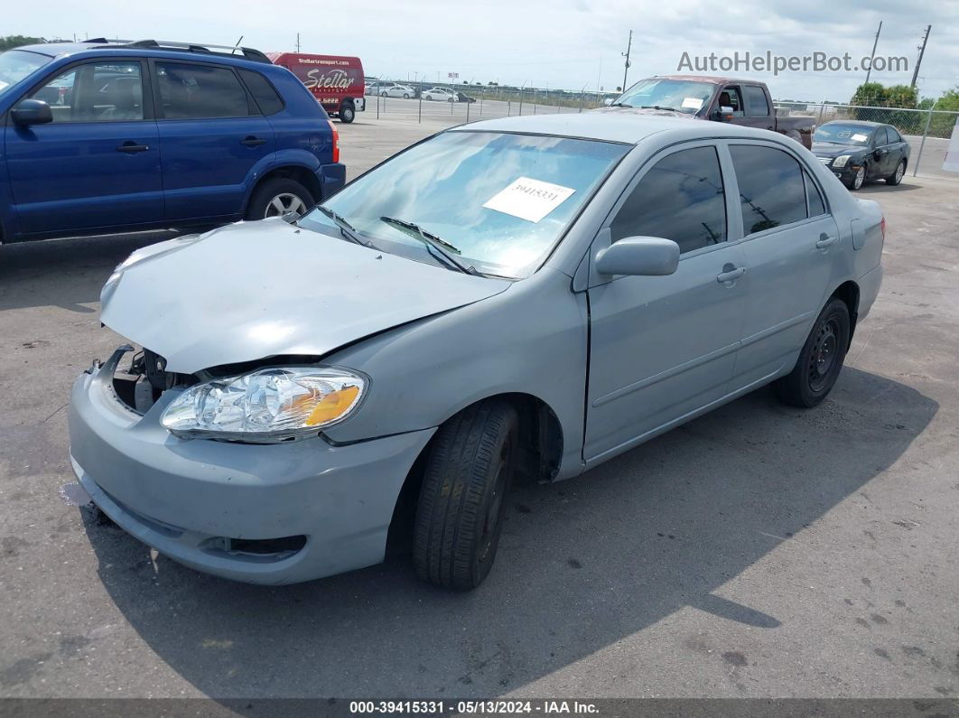 2004 Toyota Corolla Le Серый vin: JTDBR32E842037199