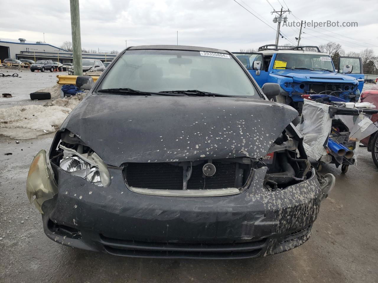 2003 Toyota Corolla Ce Black vin: JTDBR32E930004464