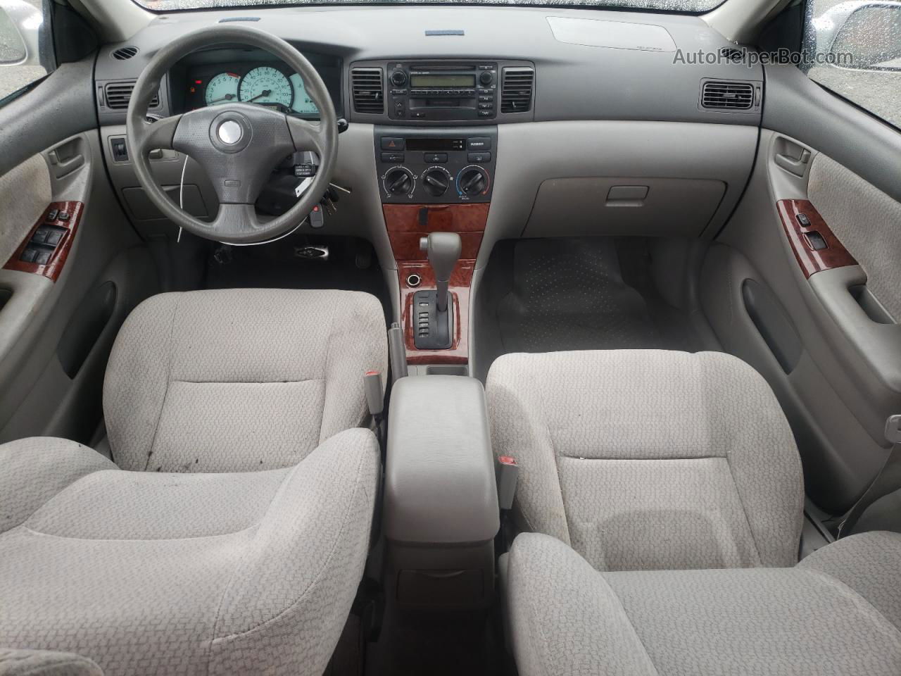 2003 Toyota Corolla Ce Silver vin: JTDBR32E930041398