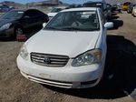 2003 Toyota Corolla Ce White vin: JTDBR32E930043569