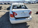 2003 Toyota Corolla Ce White vin: JTDBR32E930043569