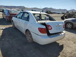 2003 Toyota Corolla Ce White vin: JTDBR32E930043569