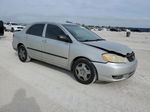 2003 Toyota Corolla Ce Silver vin: JTDBR32E930046133