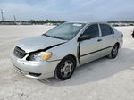 2003 Toyota Corolla Ce Silver vin: JTDBR32E930046133