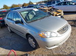 2003 Toyota Corolla Ce Silver vin: JTDBR32E930046391