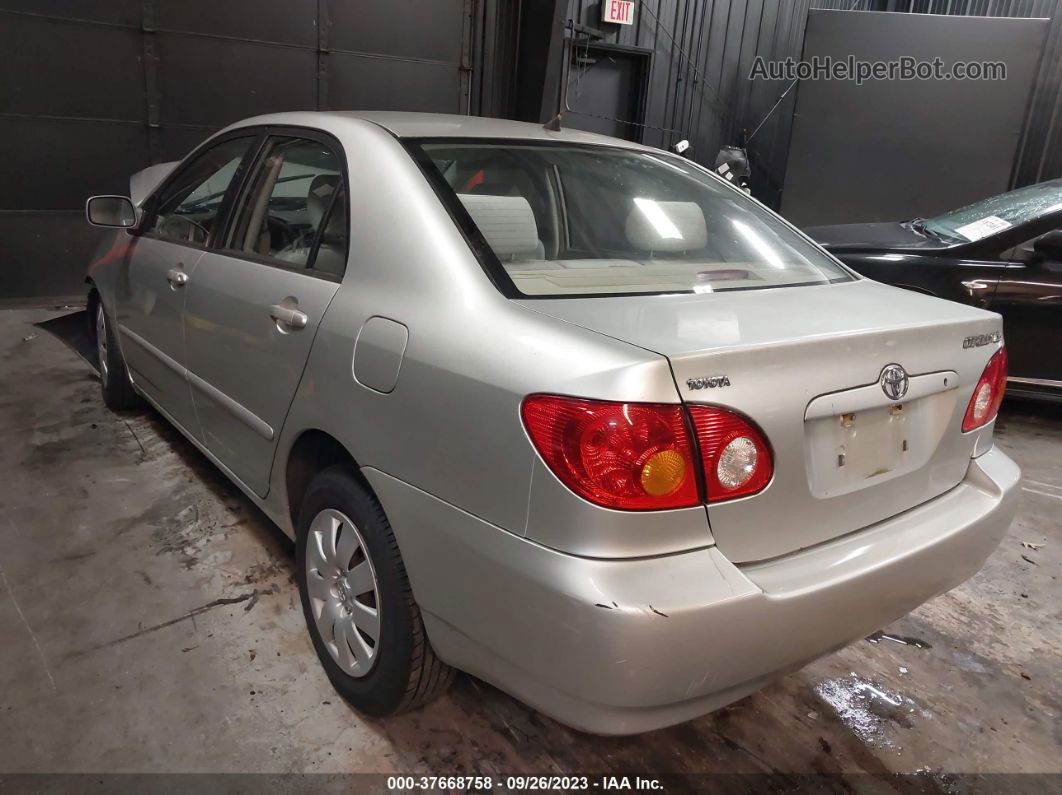 2003 Toyota Corolla Le Silver vin: JTDBR32E932016540