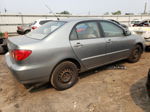 2004 Toyota Corolla Ce Silver vin: JTDBR32E942025546