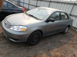 2004 Toyota Corolla Ce Silver vin: JTDBR32E942025546