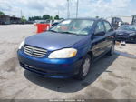 2004 Toyota Corolla Le Blue vin: JTDBR32E942029788