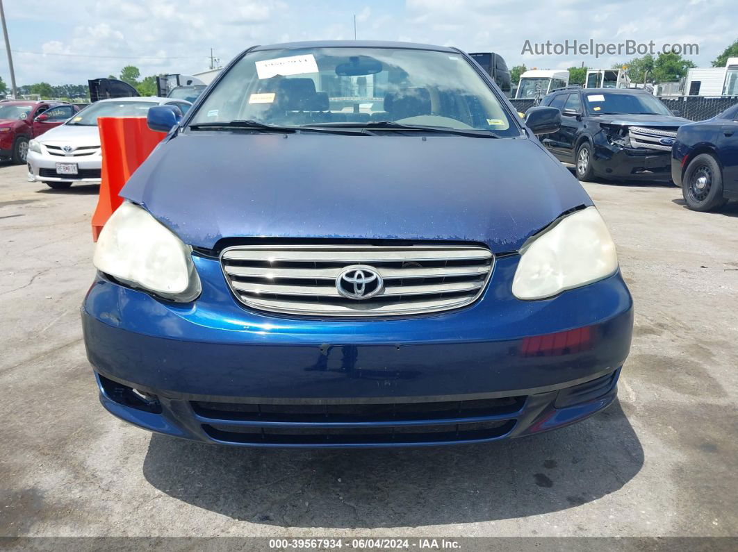 2004 Toyota Corolla Le Blue vin: JTDBR32E942029788