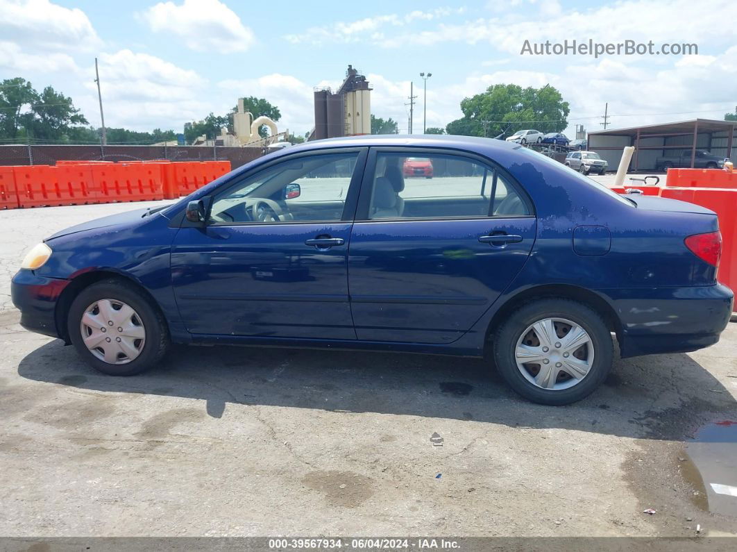 2004 Toyota Corolla Le Blue vin: JTDBR32E942029788