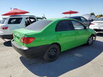 2004 Toyota Corolla Ce Green vin: JTDBR32E942038636