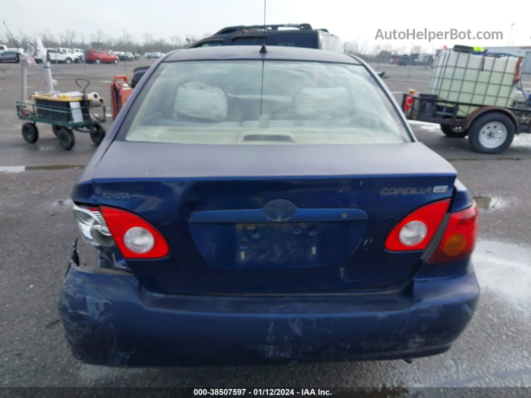 2004 Toyota Corolla Ce/le Blue vin: JTDBR32E942039043