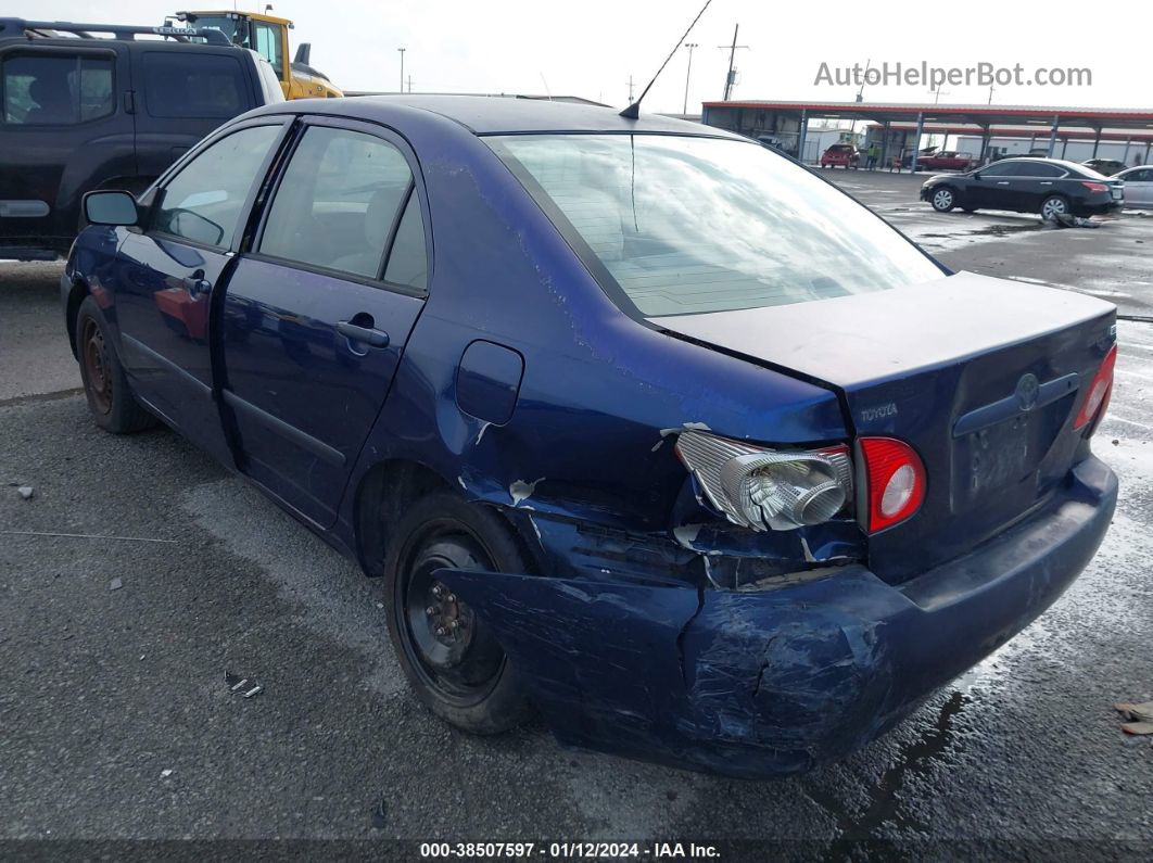 2004 Toyota Corolla Ce/le Blue vin: JTDBR32E942039043