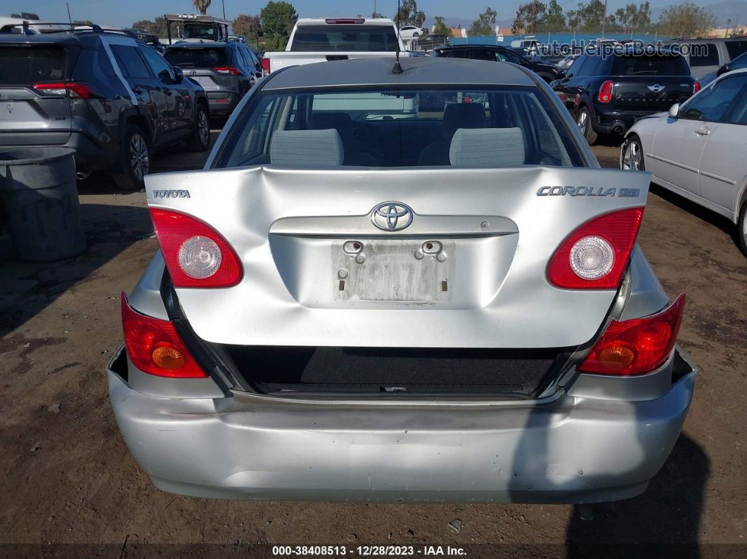 2004 Toyota Corolla Ce Silver vin: JTDBR32E942040421