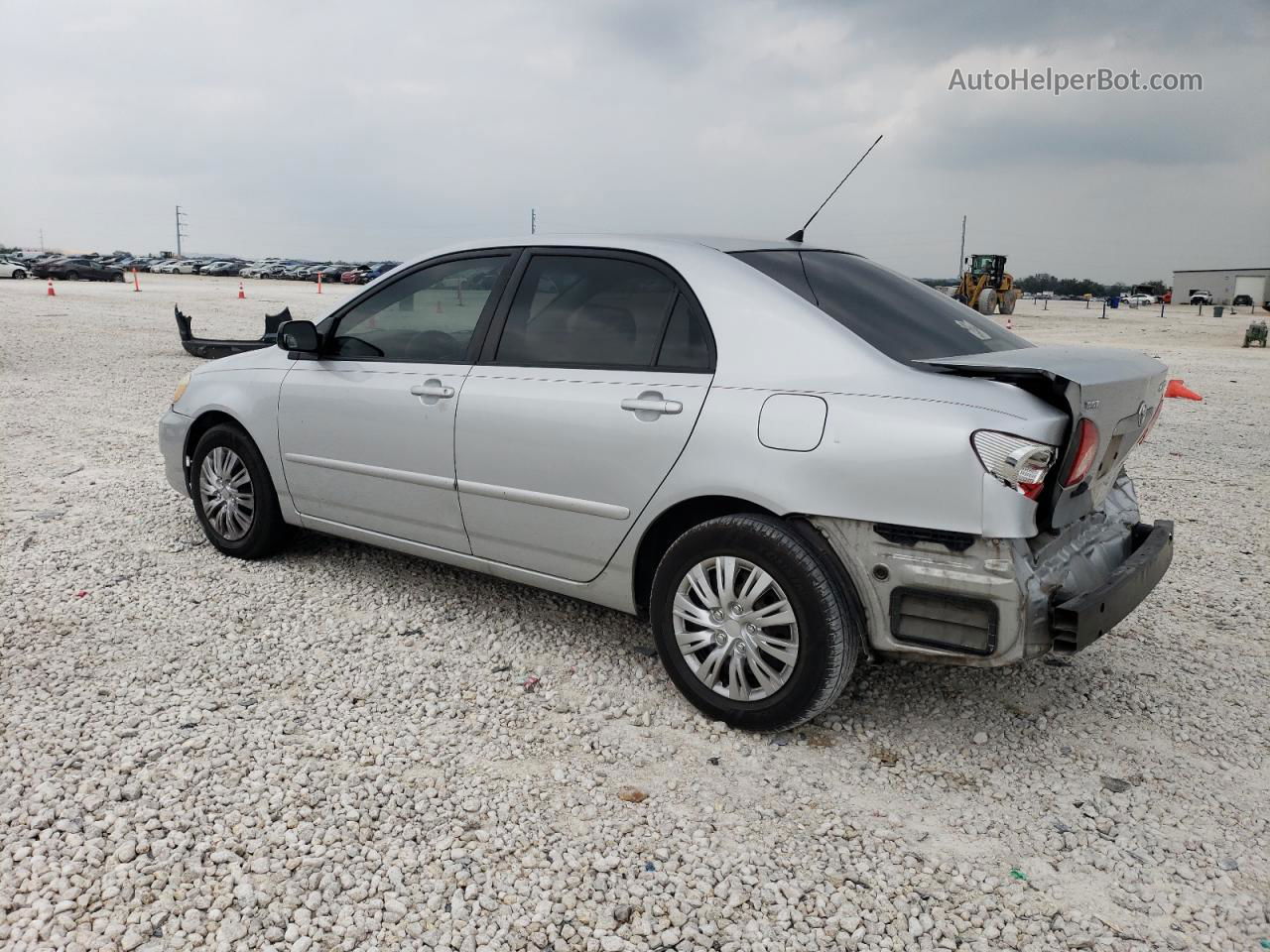 2005 Toyota Corolla Ce Silver vin: JTDBR32E952051629