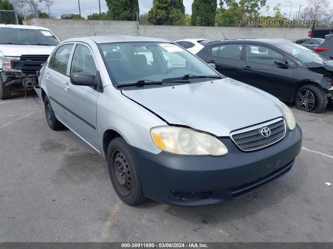 2005 Toyota Corolla Ce Silver vin: JTDBR32E952061657