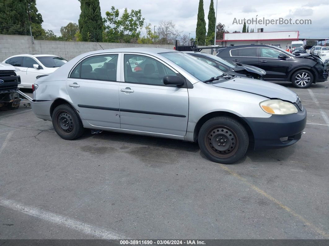 2005 Toyota Corolla Ce Silver vin: JTDBR32E952061657