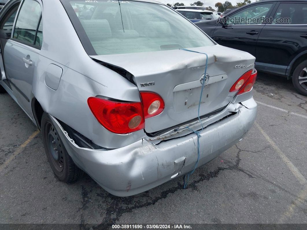 2005 Toyota Corolla Ce Silver vin: JTDBR32E952061657