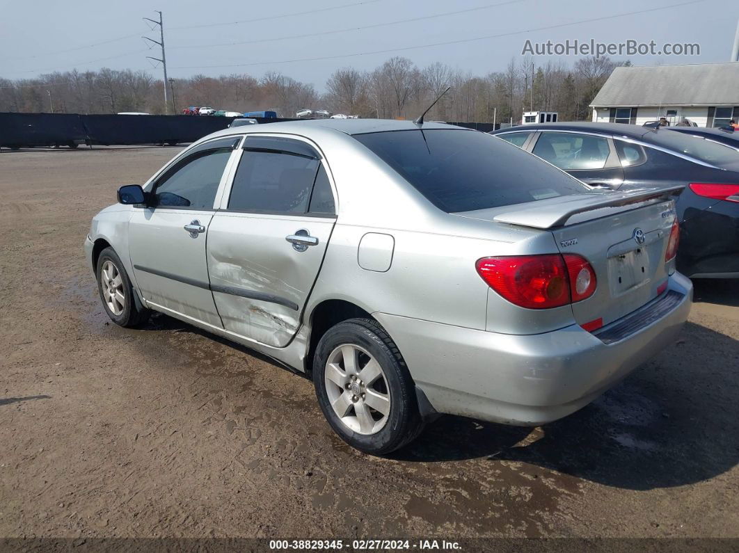 2003 Toyota Corolla Ce Silver vin: JTDBR32EX30014758