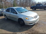 2003 Toyota Corolla Ce Silver vin: JTDBR32EX30014758