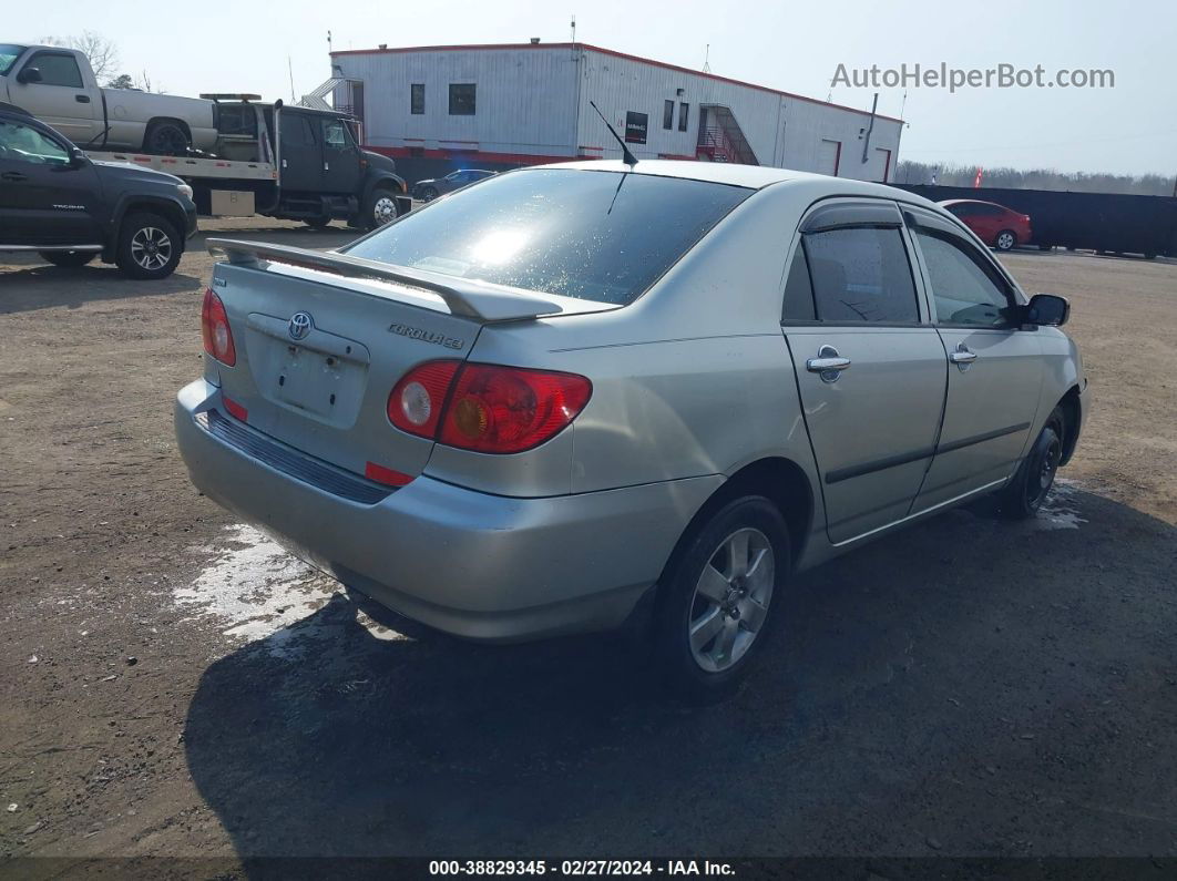 2003 Toyota Corolla Ce Silver vin: JTDBR32EX30014758