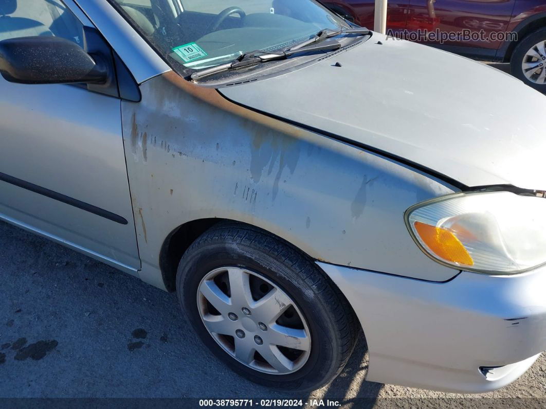 2003 Toyota Corolla Ce Silver vin: JTDBR32EX30044441